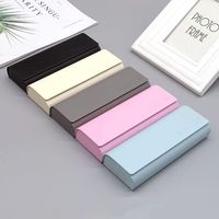 Étui à lunettes fait main portable résistant à la pression pour hommes et femmes, style rétro littéraire, boîte de rangement pour lunettes de vue et de soleil