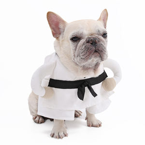Poliéster artes marciales <span class=keywords><strong>Karate</strong></span> Judo perro gato disfraz para Halloween estilo de lujo patrón sólido con diseño de dibujos animados - Product Image 2