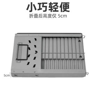 Parrilla Portátil de Carbón de Acero Galvanizado, Mini Estufa de Barbacoa para Exteriores con Diseño Desmontable para Camping y Uso Doméstico - Product Image 4