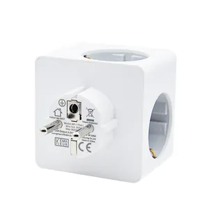 Hot Extension Socket Magic Würfelform Steckdose Mini Cute Cube Square Plug Europa Standard 3-4 Wege Power Cube & Streifen mit Stecker