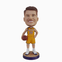 Figurines en résine personnalisées de stars du basket-ball en 3D, artisanat, décoration de voiture et de maison, statues de dessins animés, souvenirs, cadeaux, modèle unique, peint à la main