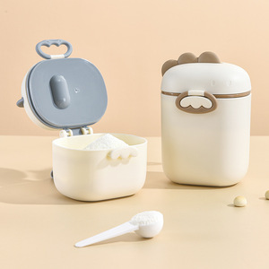 Baby Formula <b>Container</b> Portable Airtight Storage For Travel Kitchen Freshness Preservation Plastic Round Buckle Lid - Product Image 3