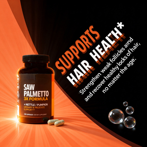 Capsules de Saw Palmetto Formule 3X avec <span class=keywords><strong>Ortie</strong></span> et Graines de Citrouille pour la Santé Urinaire et Prostatique 120 Capsules - Product Image 4