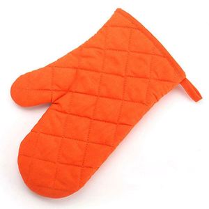 Professional Thickened Heat Resistant Cotton Oven Mitts Commercial Restaurant Use - Product Image 1