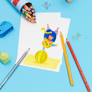 Crayons <span class=keywords><strong>de</strong></span> <span class=keywords><strong>couleur</strong></span> à base d'huile <span class=keywords><strong>Faber</strong></span>-<span class=keywords><strong>Castell</strong></span> (dans un étui à crayons) Crayons pour <span class=keywords><strong>dessin</strong></span> et croquis artistiques - Product Image 4