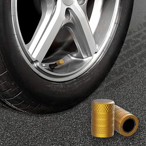 Copri Valvole per Pneumatici Auto di Lusso in Alluminio con Fissaggio a Vite per Abarth 124 Spider (2016-) e Vari Veicoli - Product Image 3