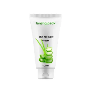 Empty Eco Friendly Biodegradable Plastic PE Hand Cream Body Lotion Soft Cosmetic Packaging Squeeze Tube