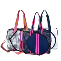 Sac à dos de sport personnalisé pour raquette de pickleball, en néoprène durable, avec fermeture éclair, sac de transport pour raquette de tennis de table et de paddle