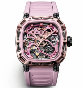 Nuevo diseño único personalizado relojes mecánicos para hombres con esfera de movimiento hueco OEM deportes relojes mecánicos para hombres - Product Image 4