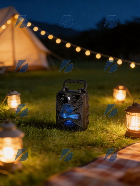 KTS Wireless Waterproof LED Portable Outdoor Light for 5.3 Speaker with TWS FM USB Battery-GTS-2423 Factory Price