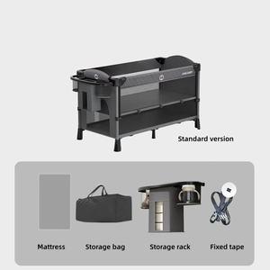 Cuna Portátil Moderna para Bebé, Cama Móvil Plegable Grande con Barandilla de Seguridad para Recién Nacidos, Multifuncional para Uso en Casa, Hospital, Parque y Escuela - Product Image 3
