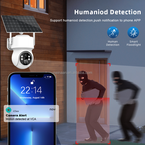 Caméra de sécurité IP PTZ sans fil extérieure alimentée par énergie solaire WiFi OEM 3MP 4MP 2K <span class=keywords><strong>ICSee</strong></span> - Product Image 5