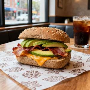 แผ่นกระดาษไขแบบใช้ซ้ำได้ ป้องกันน้ำมัน สำหรับห่อแฮมเบอร์เกอร์ แซนวิช ไก่ โรล ข้าวปั้น อาหารร้านอาหาร - Product Image 5