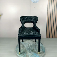 Chaise de salle à manger simple et moderne en bois massif, meubles de salle à manger durables et écologiques pour la maison