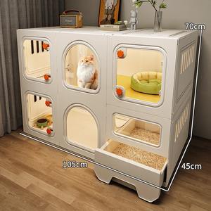 Aşağıdaki besleme alanı ve tuvalet penceresi havalandırma depolama alanı ile hepsi bir arada özelleştirilebilir <span class=keywords><strong>Pet</strong></span> Villa - Product Image 3