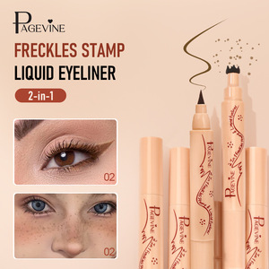 Delineador Líquido a Prueba de Agua 24 Horas, Efecto Tatuaje, Maquillaje de Ojos Preciso 2 en 1 para Salón y Uso Diario - Product Image 2