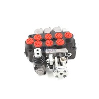 Vanne directionnelle monobloc M45 à 3 voies, manuelle et à joystick, 45 L/min 250 Bar, ports G3/8 - Solutions de contrôle hydraulique