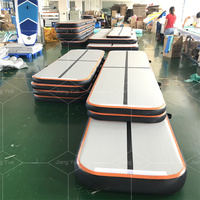 Tapis de gymnastique gonflable AirTrack P1 P2 Hot Rainbow de 3m, 4m, 5m, 6m, 8m, 9m, 10m, 12m, avec logo personnalisé en usine