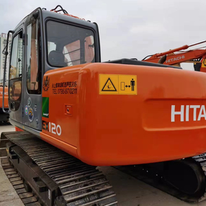 Excavatrice HITACHI EX120 de 12 tonnes, 66 kW, d'occasion, en excellent état, utilisée pour la construction résidentielle, excavatrice mécanique - Product Image 3