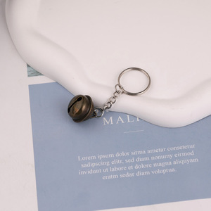 Llavero Colgante de Campana Color Macaron, Accesorio Metálico Plateado para Llaves de Coche, Primavera 2024, Origen Yiwu - Product Image 4