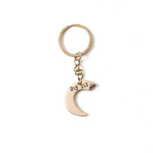 2024 Popular minimalista en blanco de alta calidad llavero portátil se puede personalizar patrón Logo Metal llavero - Product Image 4