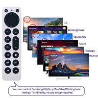Nouveau design fernbedienung de remplacement pour la télécommande Apple TV pour Apple TV 4K avec la fonction de contrôle des grandes marques de télévision