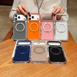 เคสโทรศัพท์แบบหมุนได้พร้อมแม่เหล็ก รุ่นหรูหรา สำหรับ iPhone 18 16 17 Pro Max 15 14 Plus 13 12 สีพื้น อะคริลิค ป้องกันแรงกระแทก - Product Image 5