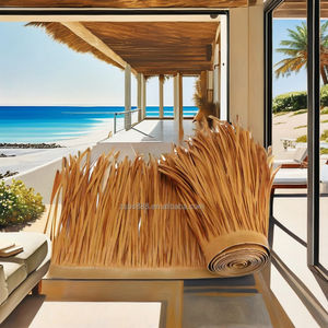 A buon mercato sintetico in <span class=keywords><strong>PVC</strong></span> ondulato <span class=keywords><strong>tegole</strong></span> impermeabile ombrellone <span class=keywords><strong>copertura</strong></span> Cottage per ville e alberghi - Product Image 4