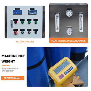Système de Filtration et de traitement de l'eau par osmose inverse, 500lph, Purification, appareil Commercial - Product Image 6
