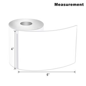 Tùy chỉnh trực tiếp nhiệt giấy nhãn CuộN Chất lượng cao nhà máy tự dính nhãn 4x6 inch nhãn nhiệt tự dính giấy - Product Image 2