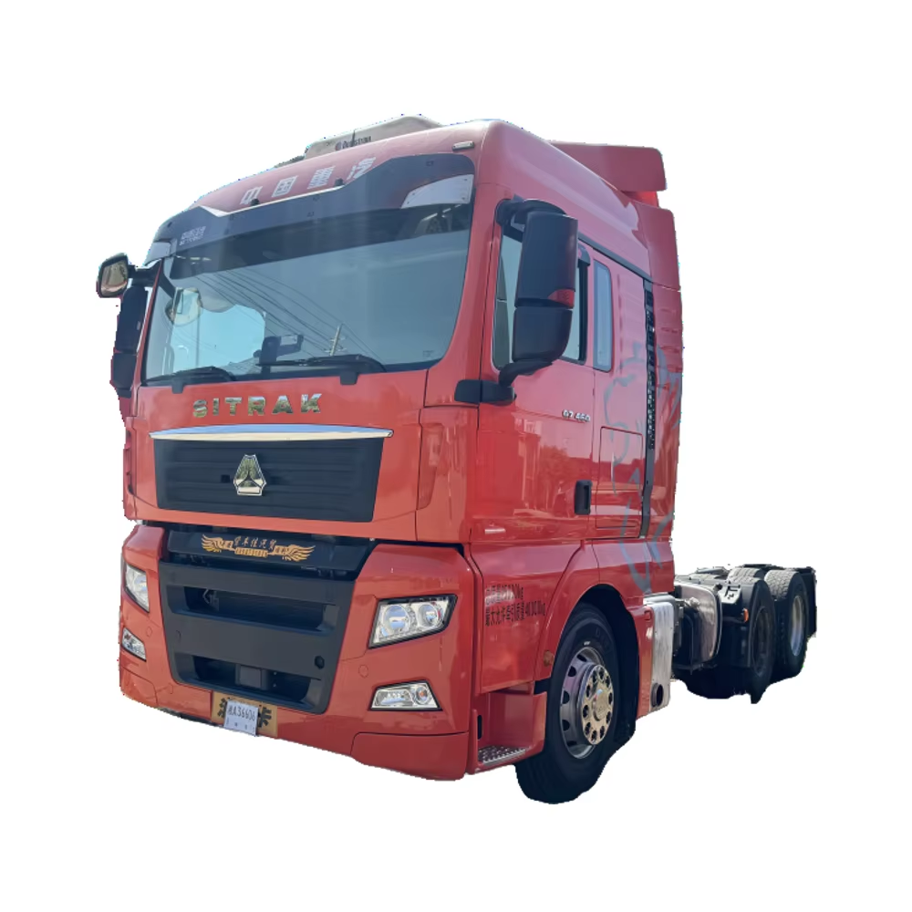 Подержанный китайский сверхмощный трактор Sitrak G7 6x4, высокое качество, самая популярная коммерческая подержанная головка прицепа 460 HP