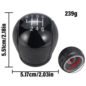 Ford Gear <b>Shift</b> <b>Knob</b> 5 6 Speed Plastic Ergonomic Handball Dust Cover - Product Image 3