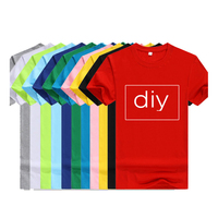 Camiseta Unisex Lisa de Algodón 100% Barata, Estilo Casual, con Logotipo Personalizado, al por Mayor
