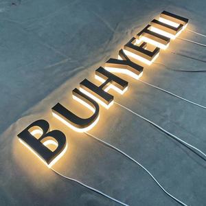 Création de Logo, lettres rétroéclairées personnalisées, panneaux publicitaires, bureau, panneau mural Led, Logo, panneau d'affaires intérieur - Product Image 3