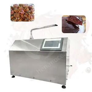 OCEAN Pequeno Automático de Chocolate Melt Temper Máquina de Espalhar Chocolate Fabricante Dispensador com Torneira
