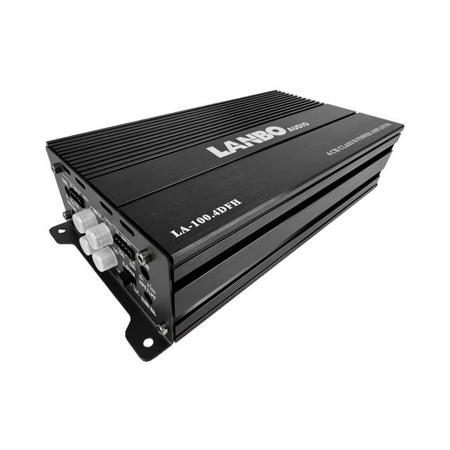 100W X 4 Full Range Class D Car Amplifier 4 Channel High Level Input Audio Amp