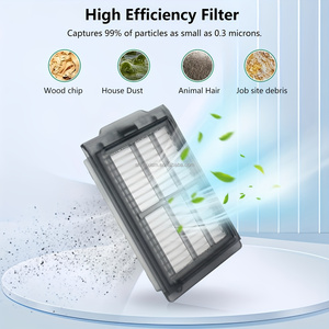 Brosse principale, filtre HEPA, brosse latérale, sac à poussière, chiffon de nettoyage, pièces de rechange compatibles avec les aspirateurs robotiques iRobot <span class=keywords><strong>Roomba</strong></span> 505 <span class=keywords><strong>Combo</strong></span> et 405 <span class=keywords><strong>Combo</strong></span> - Product Image 4