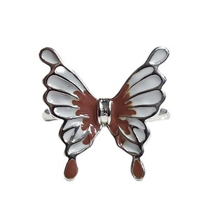 Anillos de Mariposa Coloridos con Degradado de Color de Moda para Mujer, Anillo de Dedo Abierto de Tendencia, Regalos de Joyería - Product Image 5