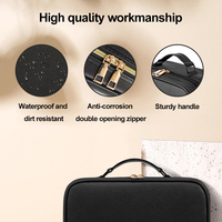 KV bolsa de maquillaje con espejo con luz Led calidad diseñador copias bolsas espejo al por mayor bolsa de cosméticos con espejo para mujer