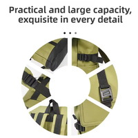 Mochila de Viaje Grande, Impermeable, con Parte Trasera Acolchada, Expandible, para Exteriores, con Compartimento para Portátil, Personalizable