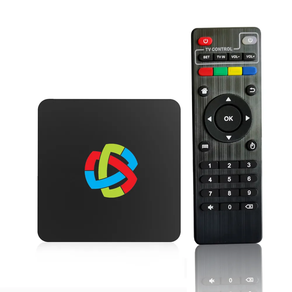 最も安いAmlogicスマートサポートEmuelecブートシステムマイクロSDカードポートエマティックTVゲームボックスAndroid4K TV BOX PCB