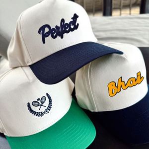 Gorras de Béisbol Unisex de 5 Paneles, Personalizables con Sublimación, de Algodón, con Organizador, Estilo Deportivo, de 2 Tonos - Product Image 4