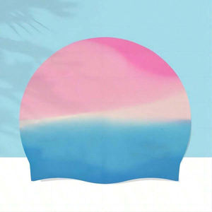 หมวกว่ายน้ำซิลิโคนแบบกำหนดเองพร้อม - Product Image 2