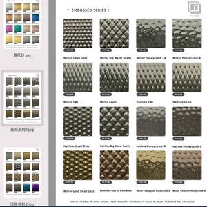 Panneau décoratif en acier inoxydable Em02 5WL pour revêtement mural - Product Image 6