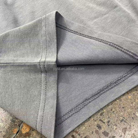 T-shirt court ample à imprimé boussole personnalisé, en coton lourd délavé, coupe oversize à épaules tombantes, décontracté pour homme