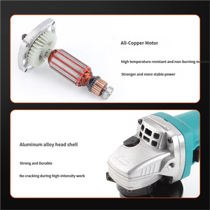 Meuleuse d'angle électrique sans balais multifonction de qualité industrielle 115 mm pour la découpe du métal et du <span class=keywords><strong>bois</strong></span> - Product Image 5
