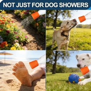 Multi-use Silicone <b>Pet</b> <b>Bath</b> Sprayer Portable Dog Shower Head for Outdoor Camping Garden <b>Cleaning</b> - Product Image 4