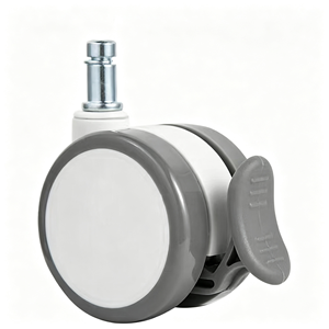 Juego de 4 Ruedas Giratorias de 4 Pulgadas, Ruedas de Alta Resistencia con Freno, Placa Superior Giratoria con Capacidad de 2200 Libras para Banco de Trabajo, Carrito - Product Image 1