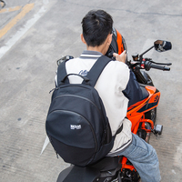 Vente de gros Sac à dos pour casque de moto de voyage imperméable en polyester avec logo personnalisé