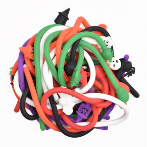 CHENXI Halloween 20*3.3cm Bracelet extensible mignon en ficelle, décorations de fête, citrouilles, fantômes, jouets à presser, pour les 5 ans et plus, 5 à 7 ans - Product Image 1